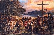 Jan Matejko Christianization of Poland A.D. 965. France oil painting artist